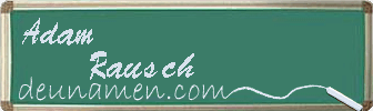 Adam Rausch Visitenkarte